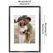 Americanflat Aluminum Picture Frame with Mat - Metal Photo Frame - Black Metal Molding Frame - Shatter Resistant Glass - Hanging Hardware